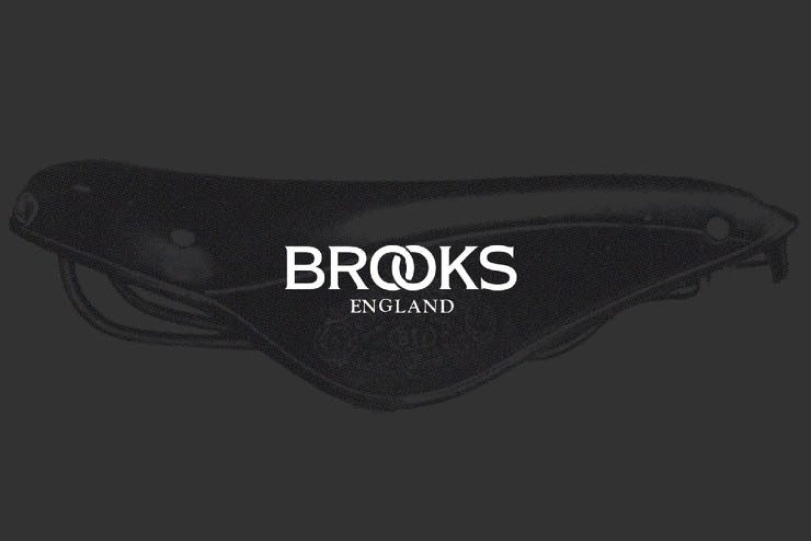 Brooks England mark on a saddle