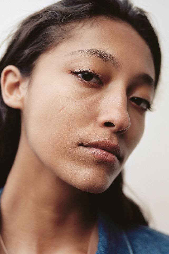 Portrait, bare face