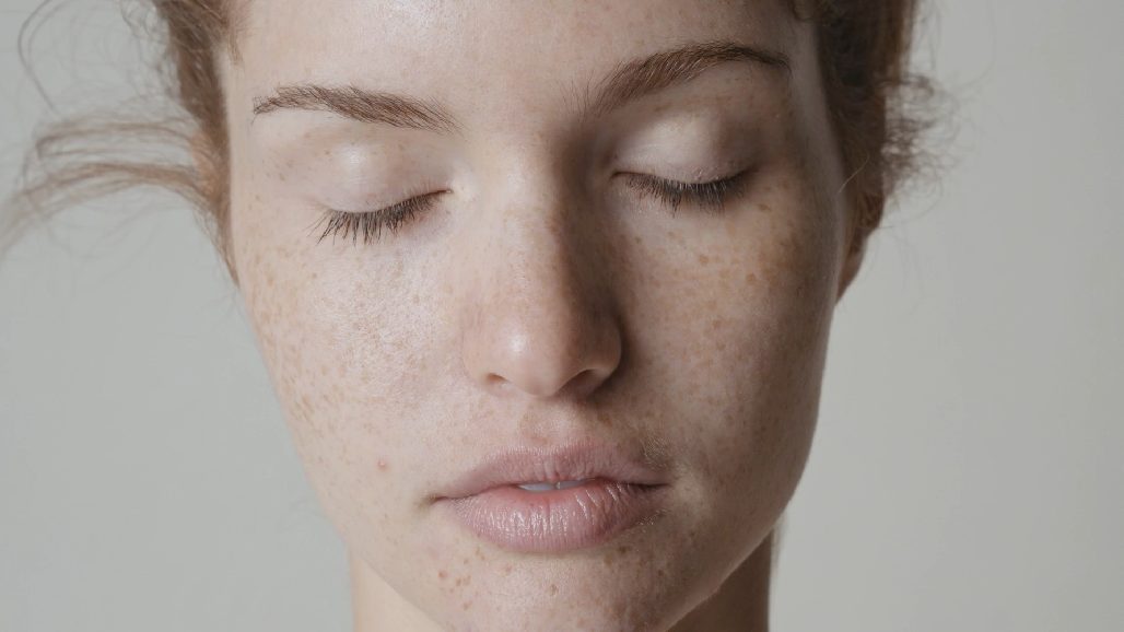 Portrait, eyes closed