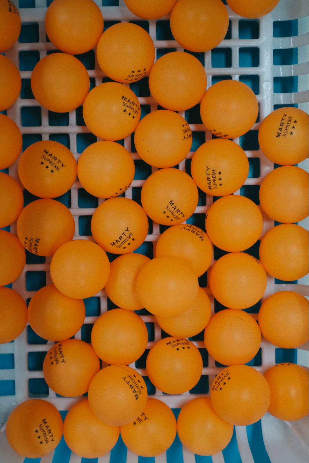 Balls in a crate
