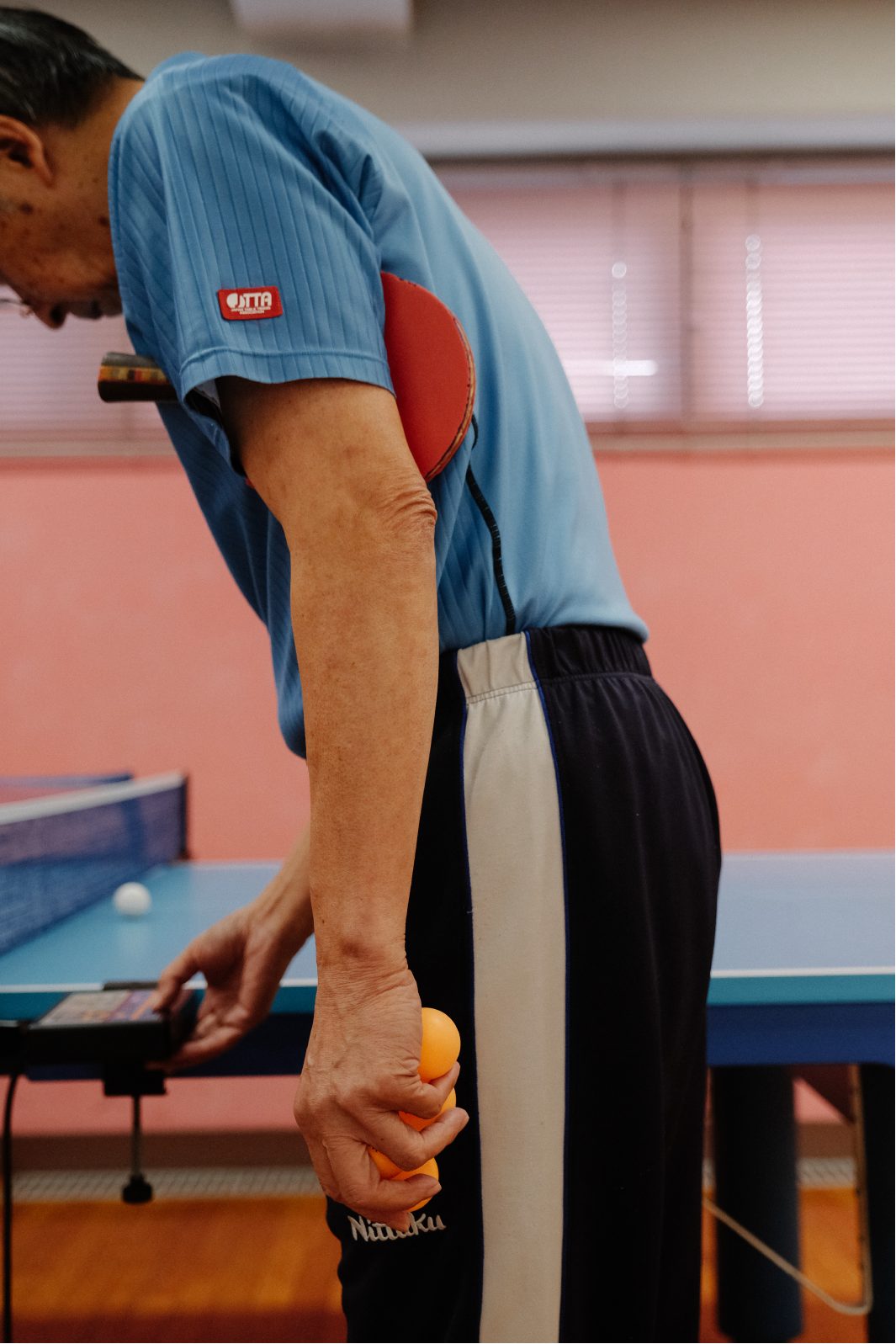 Player at the table