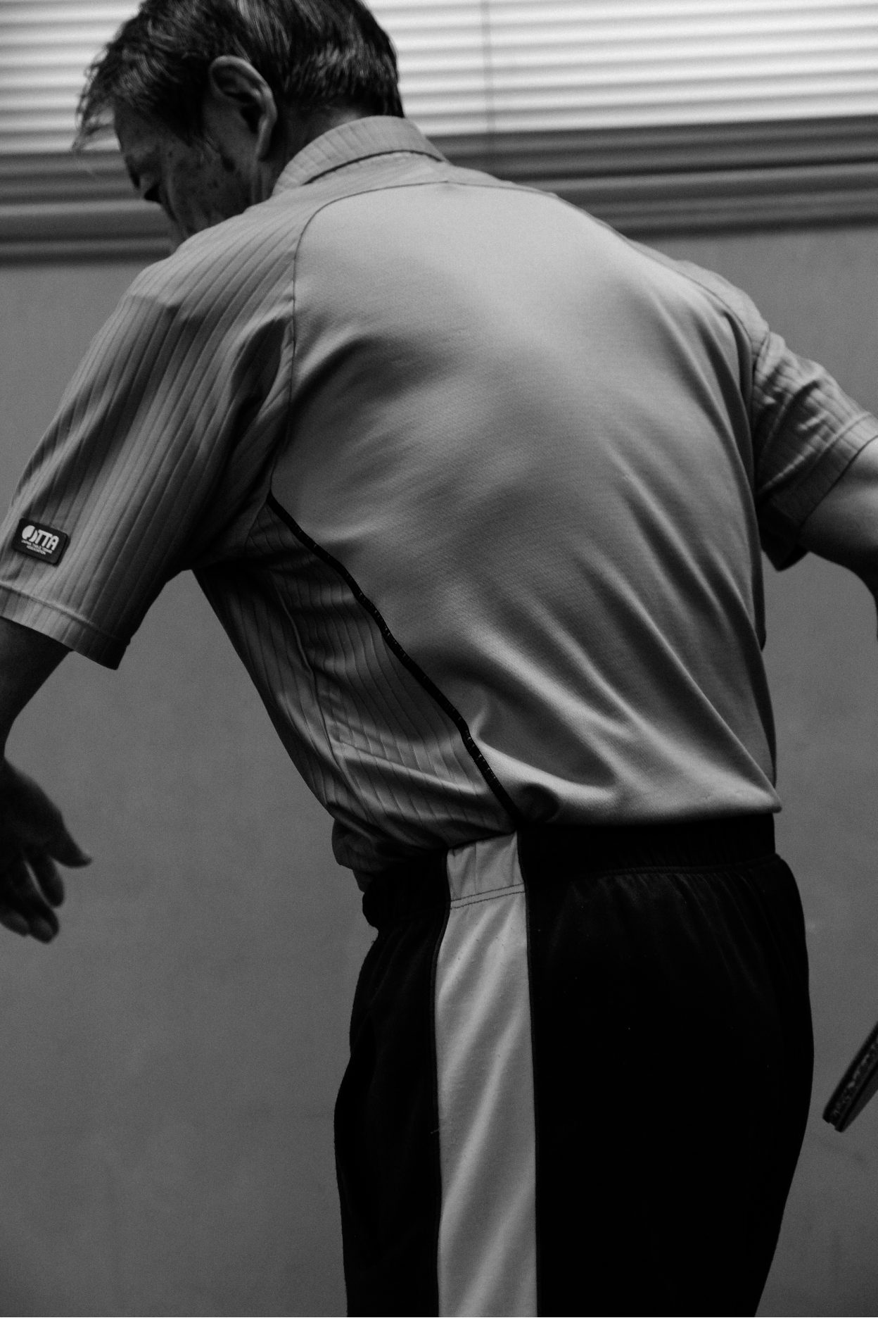Player, black and white