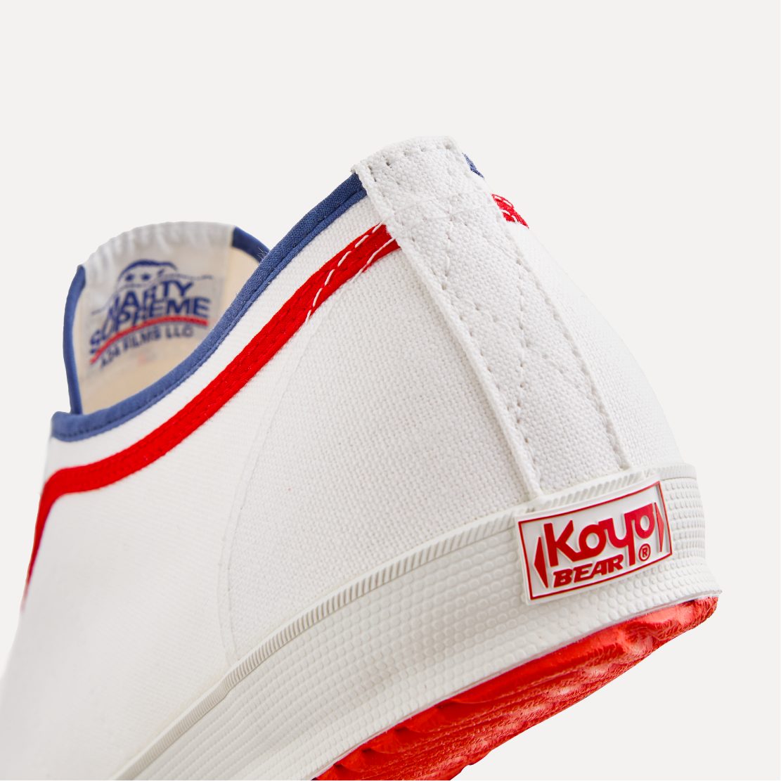 Heel with Koyo Bear label