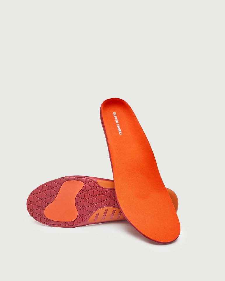 Orange orthotic insoles