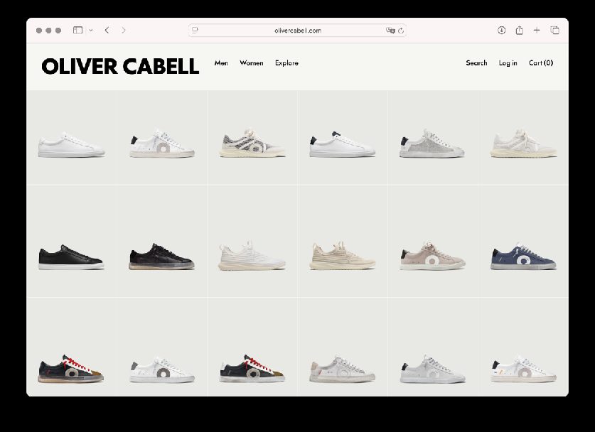 Oliver Cabell website