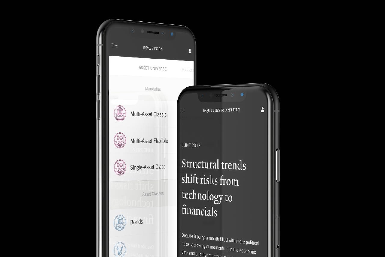Wealth management app, insights