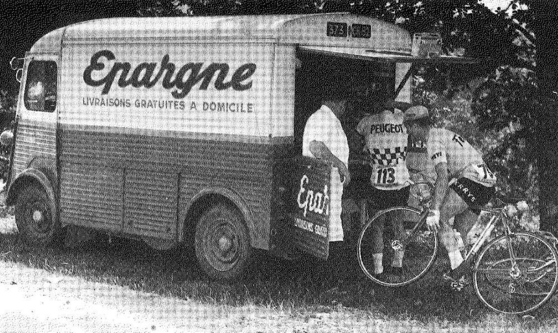1950s Citroen H Van support vehicle